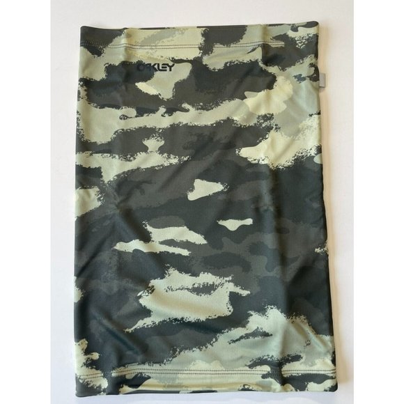 Oakley Neck Gaiter L / XL Hydrolix Face Cover Mask Green Camo Reflective New - Picture 4 of 11